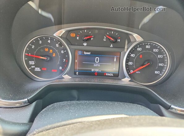 3GNKBBRA0LS604792 2020 CHEVROLET BLAZER Silver Instrument cluster view