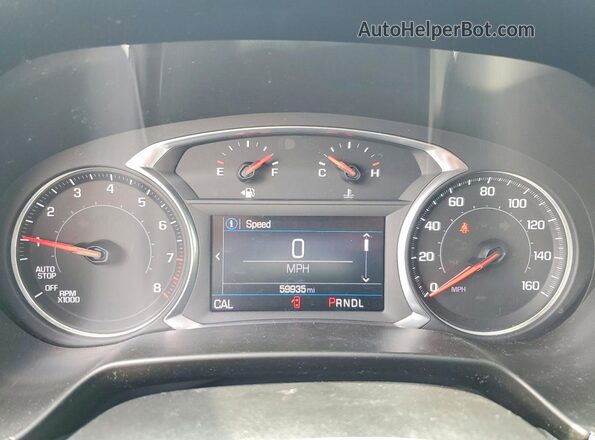 3GNKBBRA0LS636237 2020 CHEVROLET BLAZER Black Vista del cuadro de instrumentos