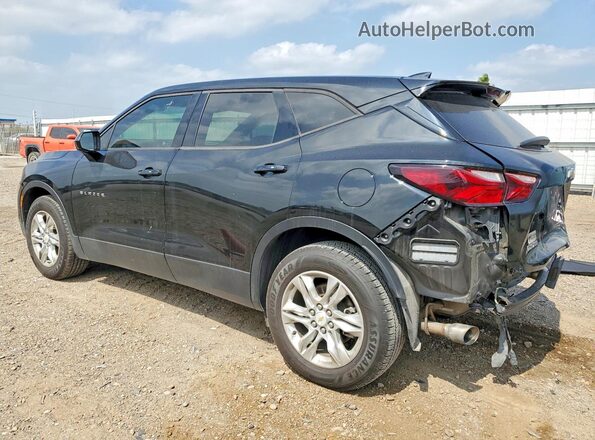 3GNKBBRA0LS636237 2020 CHEVROLET BLAZER Black Trasero izquierdo
