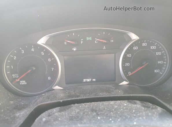 3GNKBBRA2KS649053 2019 CHEVROLET BLAZER Gray Вид щитка приладів