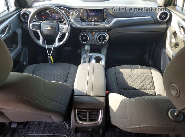 3GNKBBRA6LS597654 2020 CHEVROLET BLAZER Белый Вид панели приборов