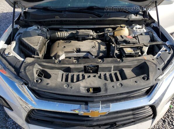 3GNKBBRA6LS597654 2020 CHEVROLET BLAZER Белый Вид подкапотного пространства