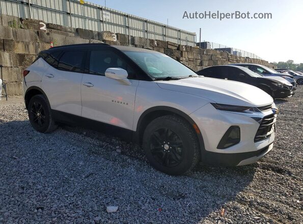 3GNKBBRA6LS597654 2020 CHEVROLET BLAZER Белый Передняя правая четверть