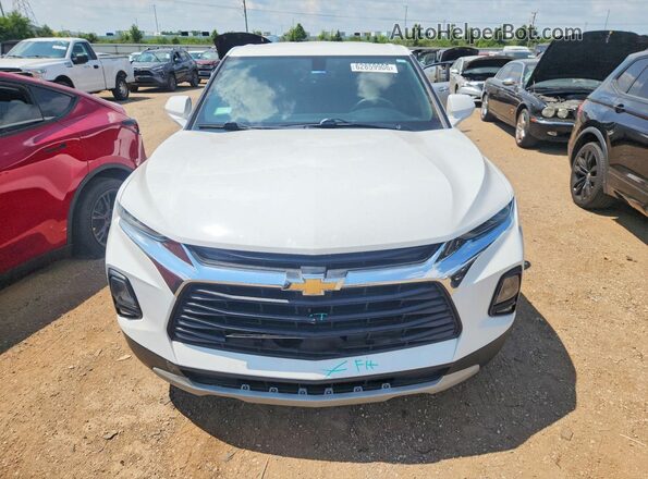 3GNKBBRA7MS574188 2021 CHEVROLET BLAZER Белый Вид спереди