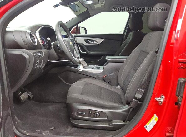 3GNKBBRA9MS583202 2021 CHEVROLET BLAZER Red Vista interior delantera