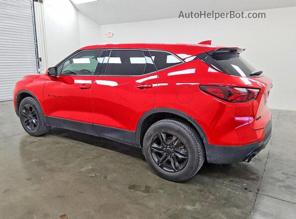 3GNKBBRA9MS583202 2021 CHEVROLET BLAZER Red Trasero izquierdo
