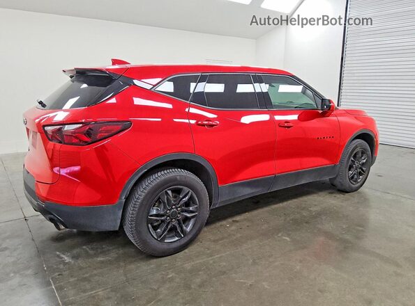 3GNKBBRA9MS583202 2021 CHEVROLET BLAZER Red Trasero derecho