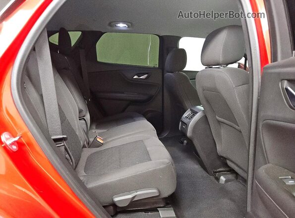 3GNKBBRA9MS583202 2021 CHEVROLET BLAZER Red Vista interior trasera