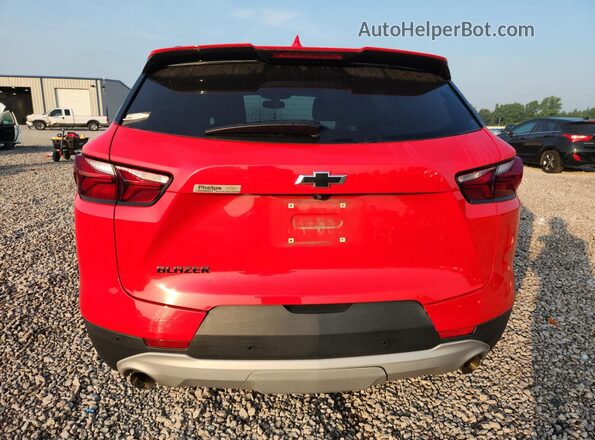 3GNKBCR41LS721653 2020 CHEVROLET BLAZER Красный Вид сзади