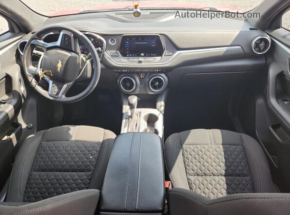 3GNKBCR41LS721653 2020 CHEVROLET BLAZER Красный Вид панели приборов