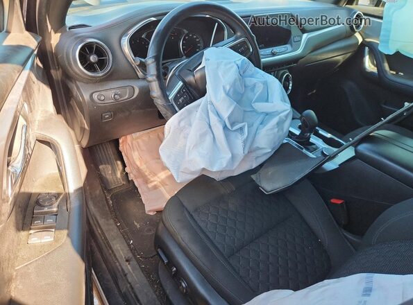 3GNKBCR41MS552445 2021 CHEVROLET BLAZER Gray წინა პანელის ხედი
