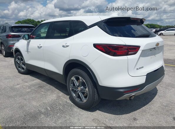 3GNKBCR42SS150477 2025 CHEVROLET BLAZER Белый Задняя левая четверть