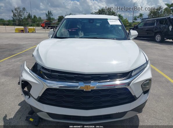 3GNKBCR42SS150477 2025 CHEVROLET BLAZER Белый Вид щитка приборов
