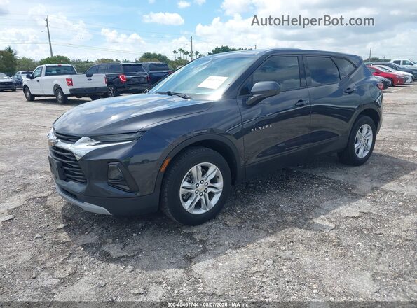 3GNKBCR43MS563270 2021 CHEVROLET BLAZER Gray Front left