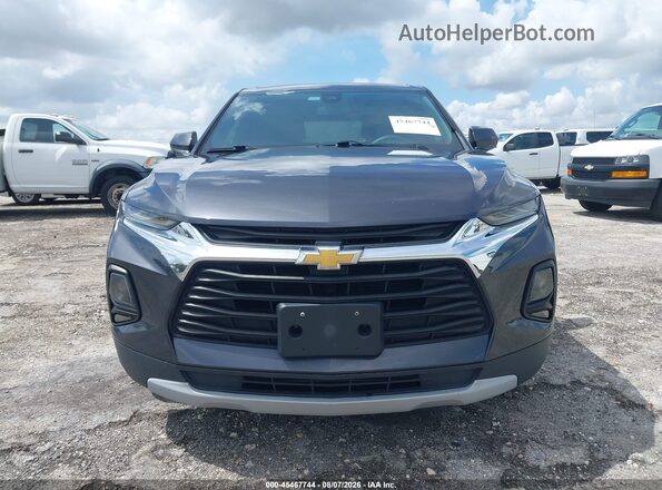 3GNKBCR43MS563270 2021 CHEVROLET BLAZER Gray Front view