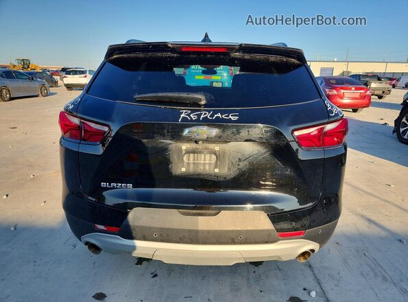 3GNKBCR43NS136222 2022 CHEVROLET BLAZER Черный Вид сзади