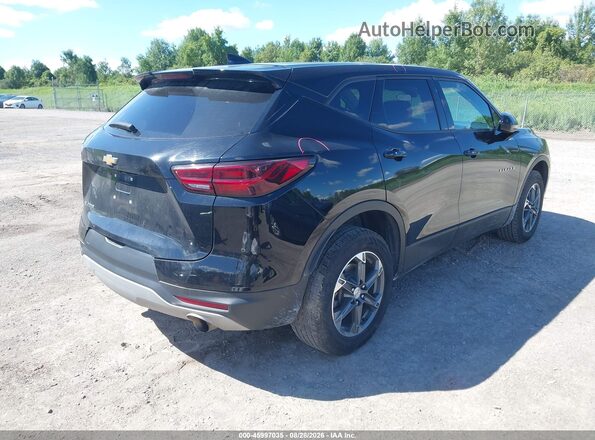 3GNKBCR43SS144803 2025 CHEVROLET BLAZER Черный Задняя правая четверть