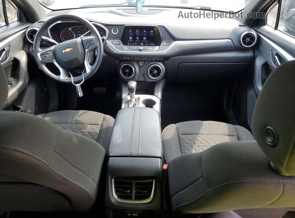 3GNKBCR44LS656572 2020 CHEVROLET BLAZER Gray Dashboard view