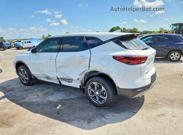 3GNKBCR44PS109985 2023 CHEVROLET BLAZER White Trasero izquierdo