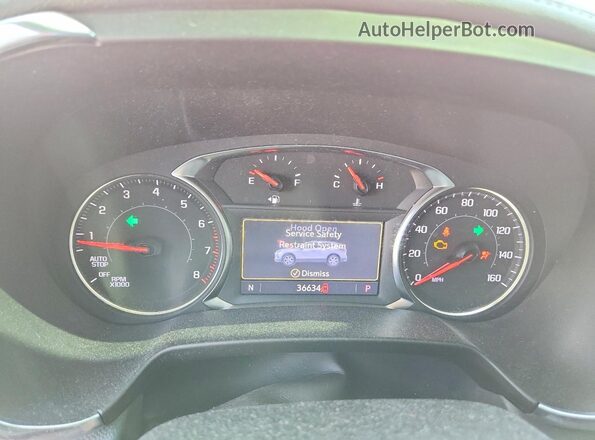 3GNKBCR44PS109985 2023 CHEVROLET BLAZER White Vista del cuadro de instrumentos