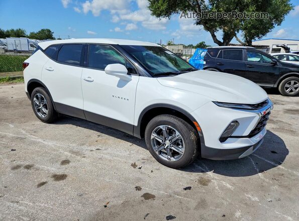 3GNKBCR44PS109985 2023 CHEVROLET BLAZER White Delantero derecho