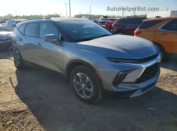 3GNKBCR44RS172944 2024 CHEVROLET BLAZER Серебряный Передняя правая четверть