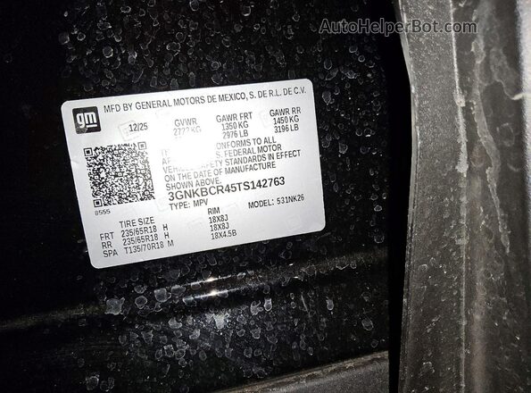 3GNKBCR45TS142763 2026 CHEVROLET BLAZER Black სალონის 360-გრადუსიანი ხედი