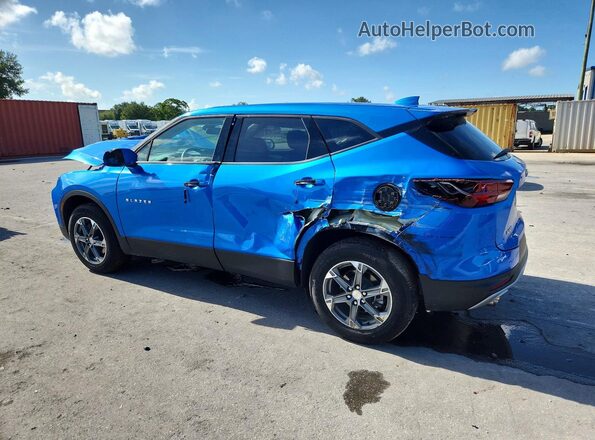 3GNKBCR46SS122634 2025 CHEVROLET BLAZER Blue Rear left