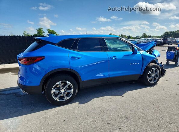 3GNKBCR46SS122634 2025 CHEVROLET BLAZER Blue Rear right