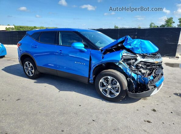 3GNKBCR46SS122634 2025 CHEVROLET BLAZER Blue Front right