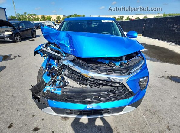 3GNKBCR46SS122634 2025 CHEVROLET BLAZER Blue Front view