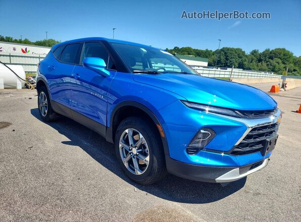 3GNKBCR46SS265065 2025 CHEVROLET BLAZER Blue წინა მარჯვენა