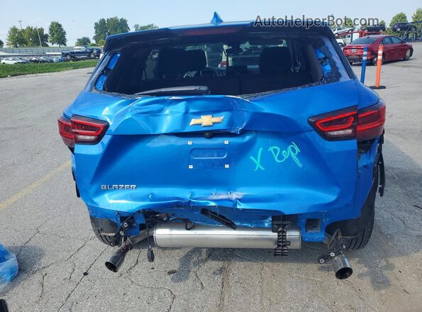 3GNKBCR46TS150922 2026 CHEVROLET BLAZER Blue Вид ззаду
