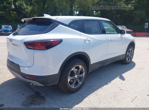 3GNKBCR47PS102335 2023 CHEVROLET BLAZER Белый Задняя правая четверть