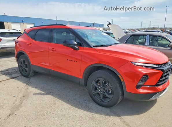 3GNKBCR47SS124151 2025 CHEVROLET BLAZER Оранжевый Передняя правая четверть