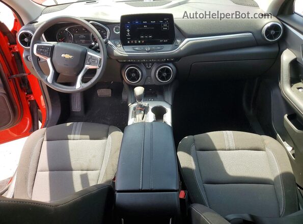 3GNKBCR47SS124151 2025 CHEVROLET BLAZER Оранжевый Вид панели приборов
