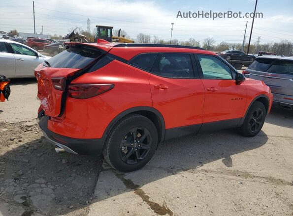 3GNKBCR47SS124151 2025 CHEVROLET BLAZER Оранжевый Задняя правая четверть