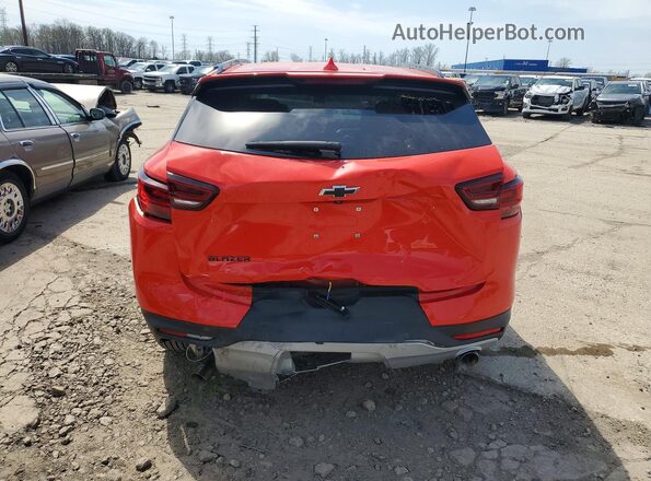 3GNKBCR47SS124151 2025 CHEVROLET BLAZER Оранжевый Вид сзади