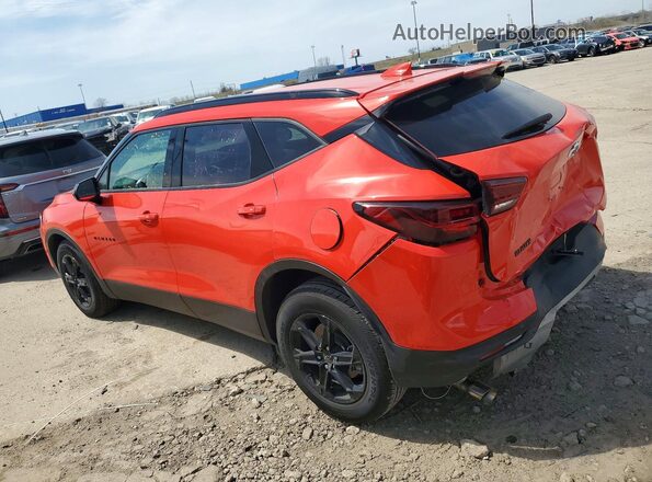3GNKBCR47SS124151 2025 CHEVROLET BLAZER Оранжевый Задняя левая четверть