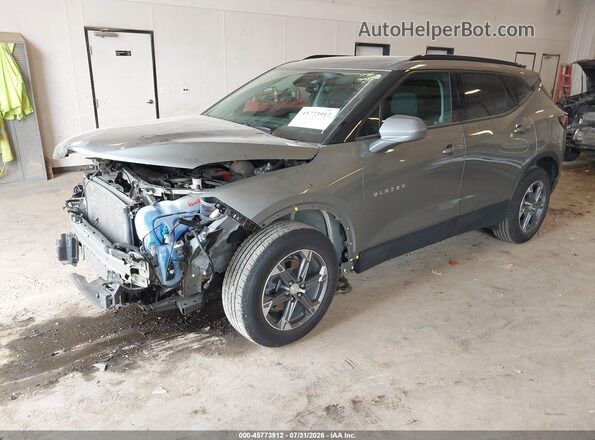 3GNKBCR48PS118673 2023 CHEVROLET BLAZER Gray Front left