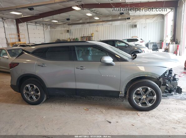 3GNKBCR48PS118673 2023 CHEVROLET BLAZER Gray Rear interior view
