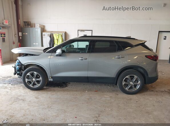 3GNKBCR48PS118673 2023 CHEVROLET BLAZER Gray 360 interior view