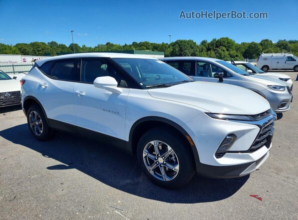 3GNKBCR48SS266699 2025 CHEVROLET BLAZER Белый Передняя правая четверть