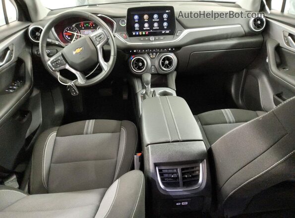 3GNKBCR49TS142491 2026 CHEVROLET BLAZER White Dashboard view