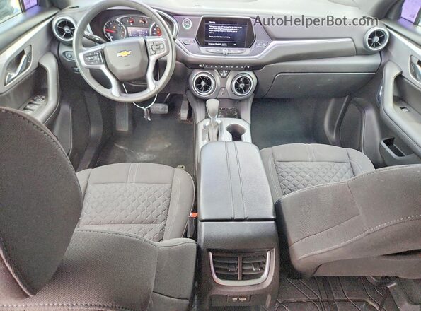 3GNKBCR4XMS579417 2021 CHEVROLET BLAZER Black Widok deski rozdzielczej