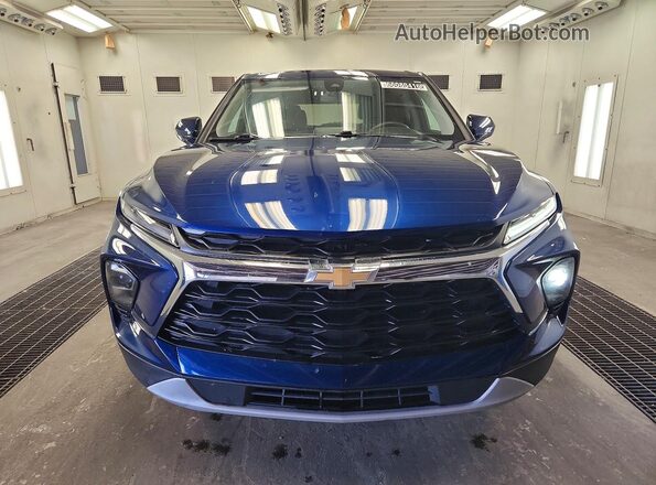 3GNKBCR4XPS144515 2023 CHEVROLET BLAZER Blue Front view