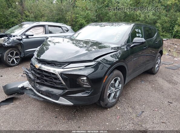 3GNKBCR4XSS158603 2025 CHEVROLET BLAZER Black Առջևի ձախ երեք քառորդ տեսարան
