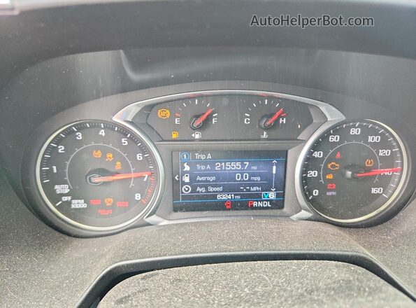 3GNKBCRS0LS621817 2020 CHEVROLET BLAZER Silver Вид щитка приладів