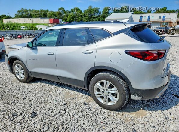 3GNKBCRS0MS542939 2021 CHEVROLET BLAZER Silver Trasero izquierdo