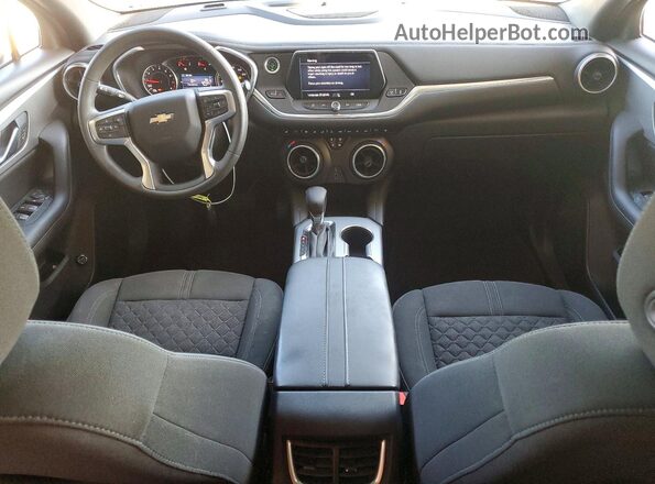 3GNKBCRS1MS552654 2021 CHEVROLET BLAZER Черный Вид панели приборов